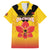 Orchids PNG Rugby Custom Family Matching Long Sleeve Bodycon Dress and Hawaiian Shirt Go Champions Papua New Guinea