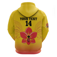 Orchids PNG Rugby Custom Hoodie Go Champions Papua New Guinea