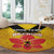 Orchids PNG Rugby Custom Round Carpet Go Champions Papua New Guinea