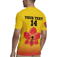 Orchids PNG Rugby Custom Rugby Jersey Go Champions Papua New Guinea