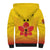 Orchids PNG Rugby Custom Sherpa Hoodie Go Champions Papua New Guinea