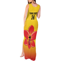 Orchids PNG Rugby Custom Tank Maxi Dress Go Champions Papua New Guinea