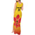 Orchids PNG Rugby Custom Tank Maxi Dress Go Champions Papua New Guinea