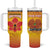 Custom Orchids PNG Rugby Tumbler With Handle Go Champions Papua New Guinea