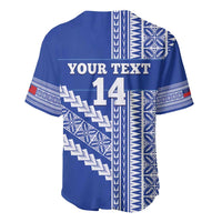 Fetu Samoa Rugby Custom Baseball Jersey Siapo Pattern - Sporty Style