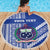 Fetu Samoa Rugby Custom Beach Blanket Siapo Pattern - Sporty Style