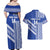 Fetu Samoa Rugby Custom Couples Matching Off Shoulder Maxi Dress and Hawaiian Shirt Siapo Pattern - Sporty Style