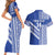 Fetu Samoa Rugby Custom Couples Matching Short Sleeve Bodycon Dress and Hawaiian Shirt Siapo Pattern - Sporty Style