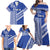 Fetu Samoa Rugby Custom Family Matching Off Shoulder Maxi Dress and Hawaiian Shirt Siapo Pattern - Sporty Style