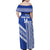 Fetu Samoa Rugby Custom Family Matching Off Shoulder Maxi Dress and Hawaiian Shirt Siapo Pattern - Sporty Style