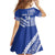 Fetu Samoa Rugby Custom Family Matching Off Shoulder Short Dress and Hawaiian Shirt Siapo Pattern - Sporty Style