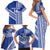 Fetu Samoa Rugby Custom Family Matching Short Sleeve Bodycon Dress and Hawaiian Shirt Siapo Pattern - Sporty Style