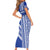 Fetu Samoa Rugby Custom Family Matching Short Sleeve Bodycon Dress and Hawaiian Shirt Siapo Pattern - Sporty Style