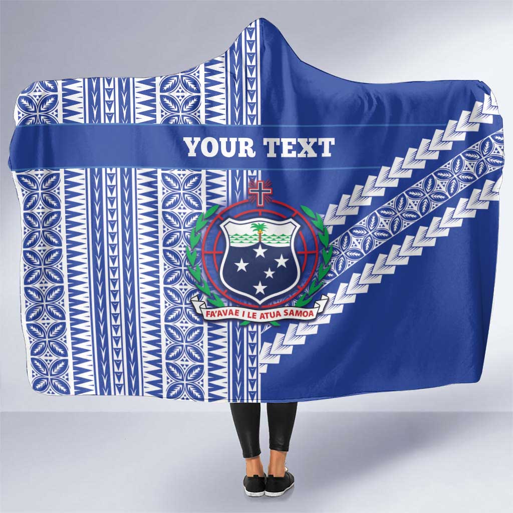 Fetu Samoa Rugby Custom Hooded Blanket Siapo Pattern - Sporty Style