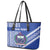 Fetu Samoa Rugby Custom Leather Tote Bag Siapo Pattern - Sporty Style