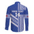 Fetu Samoa Rugby Custom Long Sleeve Button Shirt Siapo Pattern - Sporty Style