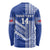 Fetu Samoa Rugby Custom Long Sleeve Shirt Siapo Pattern - Sporty Style