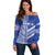 Fetu Samoa Rugby Custom Off Shoulder Sweater Siapo Pattern - Sporty Style