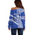 Fetu Samoa Rugby Custom Off Shoulder Sweater Siapo Pattern - Sporty Style