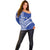 Fetu Samoa Rugby Custom Off Shoulder Sweater Siapo Pattern - Sporty Style