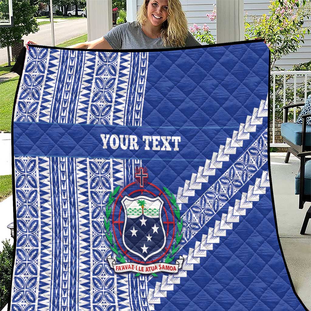 Fetu Samoa Rugby Custom Quilt Siapo Pattern - Sporty Style