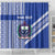 Fetu Samoa Rugby Custom Shower Curtain Siapo Pattern - Sporty Style