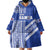 Fetu Samoa Rugby Custom Wearable Blanket Hoodie Siapo Pattern - Sporty Style