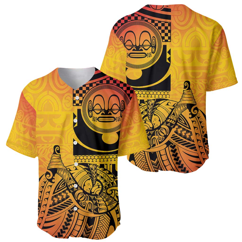 Marquesas Islands Baseball Jersey Marquesan Matatiki Fish Hook Patutiki - Polynesian Pride