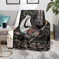 Aotearoa Hei Matau Blanket Haka Kiwi Mix Maori Mangopare LT14 - Polynesian Pride