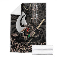 Aotearoa Hei Matau Blanket Haka Kiwi Mix Maori Mangopare LT14 - Polynesian Pride