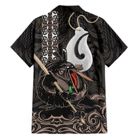 Aotearoa Hei Matau Hawaiian Shirt Haka Kiwi Mix Maori Mangopare LT14 - Polynesian Pride