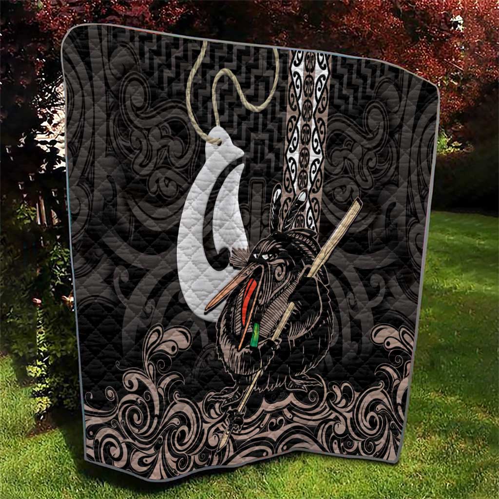 Aotearoa Hei Matau Quilt Haka Kiwi Mix Maori Mangopare