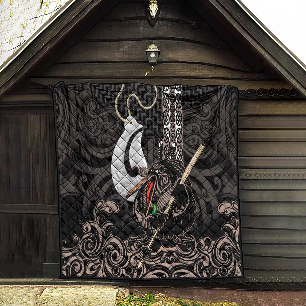 Aotearoa Hei Matau Quilt Haka Kiwi Mix Maori Mangopare