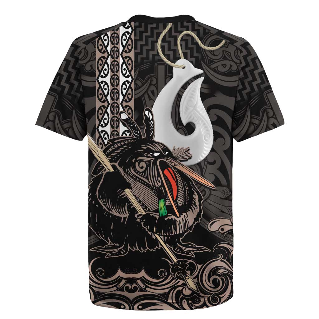 Aotearoa Hei Matau Rugby Jersey Haka Kiwi Mix Maori Mangopare LT14 - Polynesian Pride