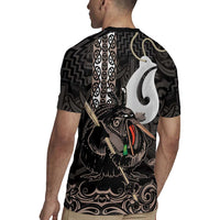 Aotearoa Hei Matau Rugby Jersey Haka Kiwi Mix Maori Mangopare LT14 - Polynesian Pride