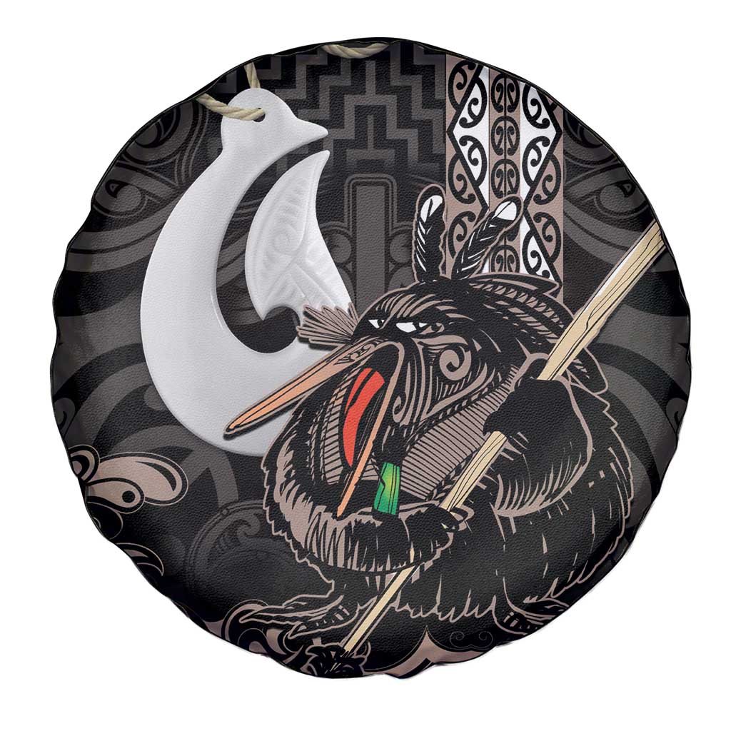 Aotearoa Hei Matau Spare Tire Cover Haka Kiwi Mix Maori Mangopare LT14 - Polynesian Pride