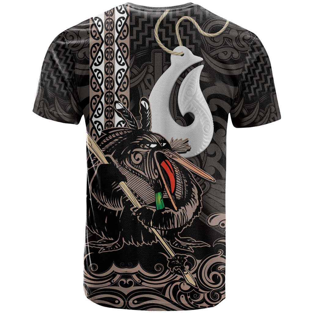 Aotearoa Hei Matau T Shirt Haka Kiwi Mix Maori Mangopare LT14 - Polynesian Pride
