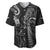 Custom New Zealand Tiki Tennis Baseball Jersey 2024 Aotearoa Tenehi Maori Silver Fern - Black LT14 Black - Polynesian Pride