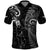 Custom New Zealand Tiki Tennis Polo Shirt 2024 Aotearoa Tenehi Maori Silver Fern - Black LT14 Black - Polynesian Pride