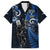 Custom New Zealand Tiki Tennis Hawaiian Shirt 2024 Aotearoa Tenehi Maori Silver Fern - Blue LT14 Blue - Polynesian Pride