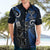 Custom New Zealand Tiki Tennis Hawaiian Shirt 2024 Aotearoa Tenehi Maori Silver Fern - Blue LT14 - Polynesian Pride