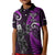 New Zealand Tiki Tennis Kid Polo Shirt 2024 Aotearoa Tenehi Maori Silver Fern - Purple LT14 Kid Purple - Polynesian Pride