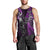 New Zealand Tiki Tennis Men Tank Top 2024 Aotearoa Tenehi Maori Silver Fern - Purple LT14 - Polynesian Pride