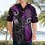 Custom New Zealand Tiki Tennis Hawaiian Shirt 2024 Aotearoa Tenehi Maori Silver Fern - Purple LT14 - Polynesian Pride