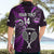 Custom New Zealand Tiki Tennis Hawaiian Shirt 2024 Aotearoa Tenehi Maori Silver Fern - Purple LT14 - Polynesian Pride