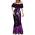 Custom New Zealand Tiki Tennis Mermaid Dress 2024 Aotearoa Tenehi Maori Silver Fern - Purple LT14 - Polynesian Pride