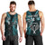 Custom New Zealand Tiki Tennis Men Tank Top 2024 Aotearoa Tenehi Maori Silver Fern - Turquoise LT14 - Polynesian Pride