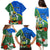 Personalised Halo Olaketa Solomon Islands Family Matching Puletasi and Hawaiian Shirt Coat Of Arms With Tropical Flowers Flag Style LT14 - Polynesian Pride