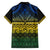 Halo Olaketa Solomon Islands Family Matching Short Sleeve Bodycon Dress and Hawaiian Shirt Melanesian Tribal Pattern Gradient Version LT14 - Polynesian Pride