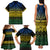 Halo Olaketa Solomon Islands Family Matching Tank Maxi Dress and Hawaiian Shirt Melanesian Tribal Pattern Gradient Version LT14 - Polynesian Pride